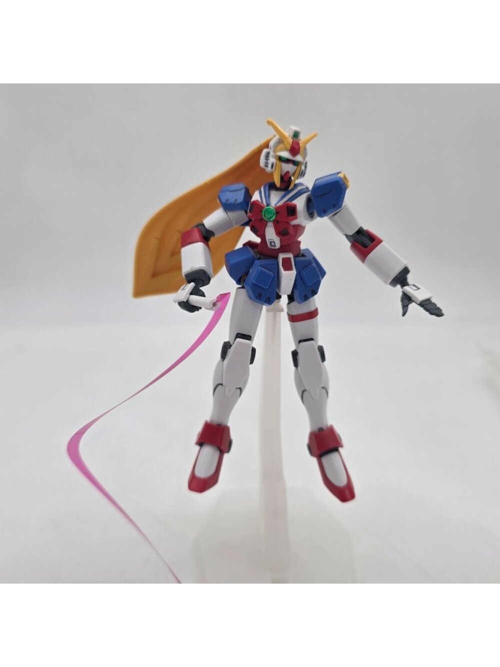 Assembled Bandai Nobell Gundam Plastic Model Figure With Stand AS IS